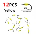 12 piezas amarillas