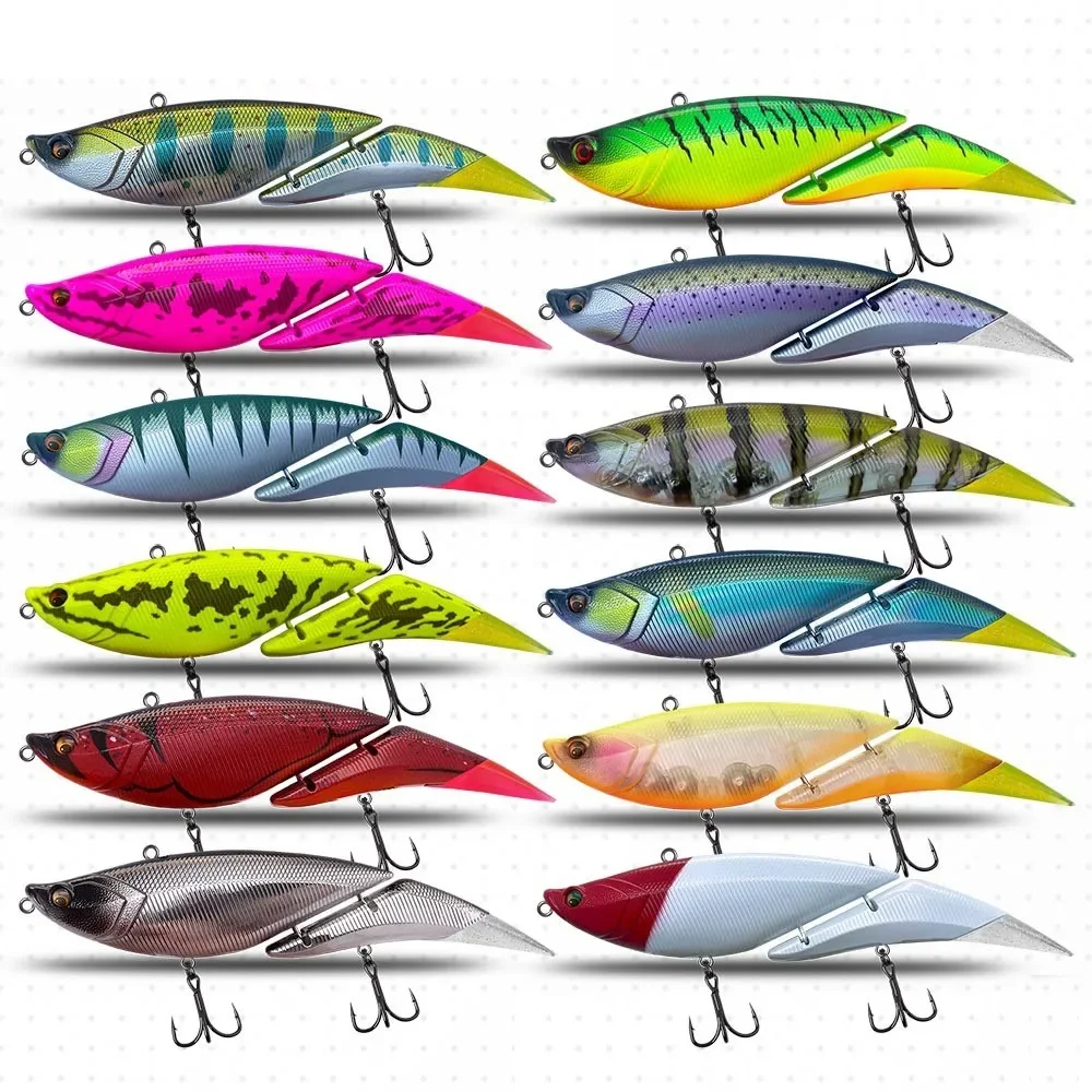 TSUYOKI Señuelo articulado Swimbait, agua dulce, Wobbler flotante, dos colas, señuelo de pesca gigante grande, DaVinci 190, 55 g, 190 mm - imagen 5