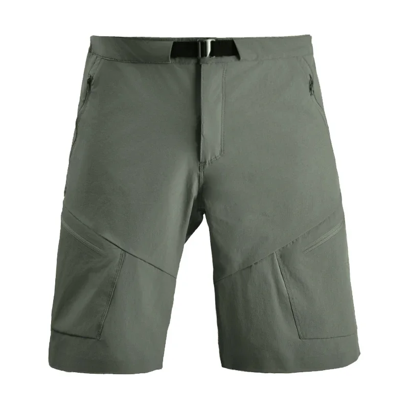 Pantalones cortos deportivos para hombre, pantalones cortos de verano de secado rápido para correr, entrenamiento urbano, pantalones Cargo impermeables para acampar, pantalones cortos informales para Fitness y gimnasio - imagen 4
