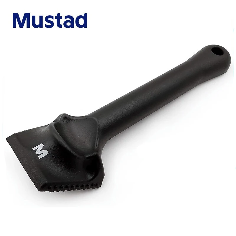 Mustad-raspador de plástico MTB011, práctico, negro, portátil, suministros de equipo de pesca - imagen 2