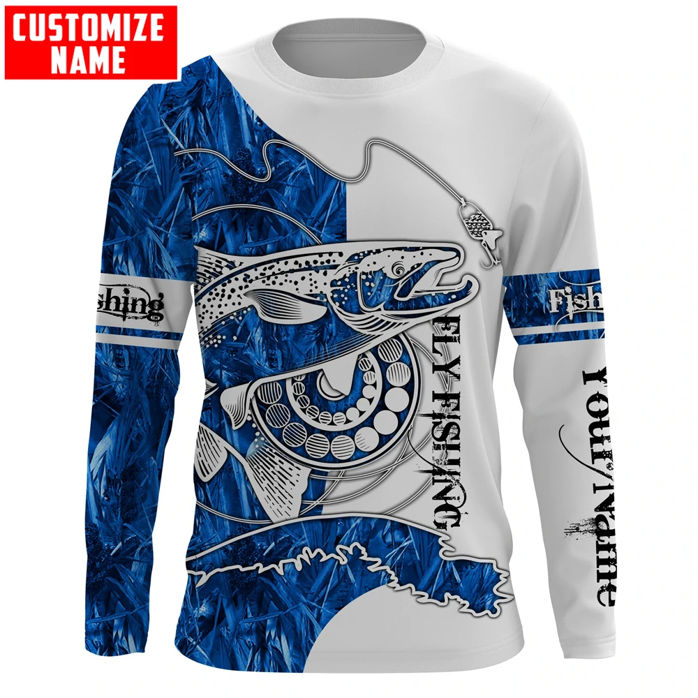 Sudadera pesca con mosca 3D – capucha cremallera nombre personalizado - imagen 5
