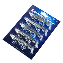 Goture Luna Jig Head Swimbait cola de goma – Cebo vinilo suave