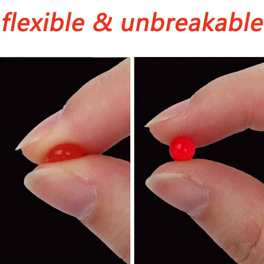 Jelly Bait-cebo de 100, piezas, 200, piezas, 500, piezas, alimento Granular para Pesca, alimento acuático, carpa, señuelo suave de huevo de nutrición elástica - imagen 5