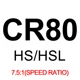 CR80 HS HSL 7.5