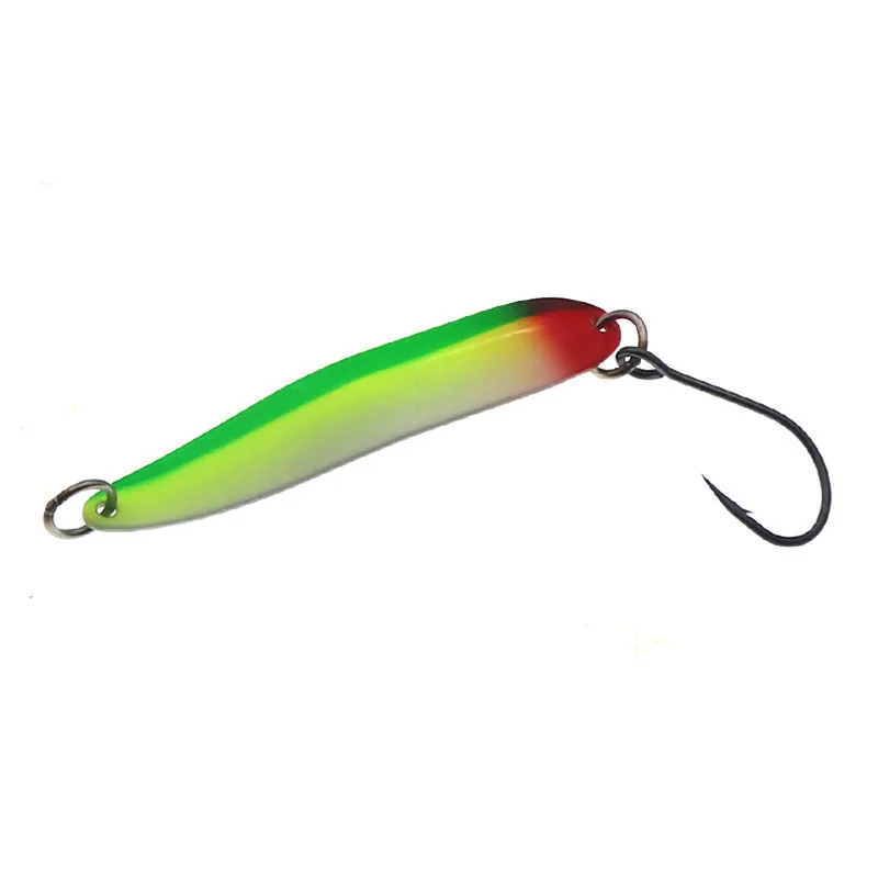 Cuchara de Metal luminosa, cebos duros de 13g, cebo giratorio, cucharas de pesca, señuelo con un solo gancho, Señuelos de Pesca Jigging - imagen 2