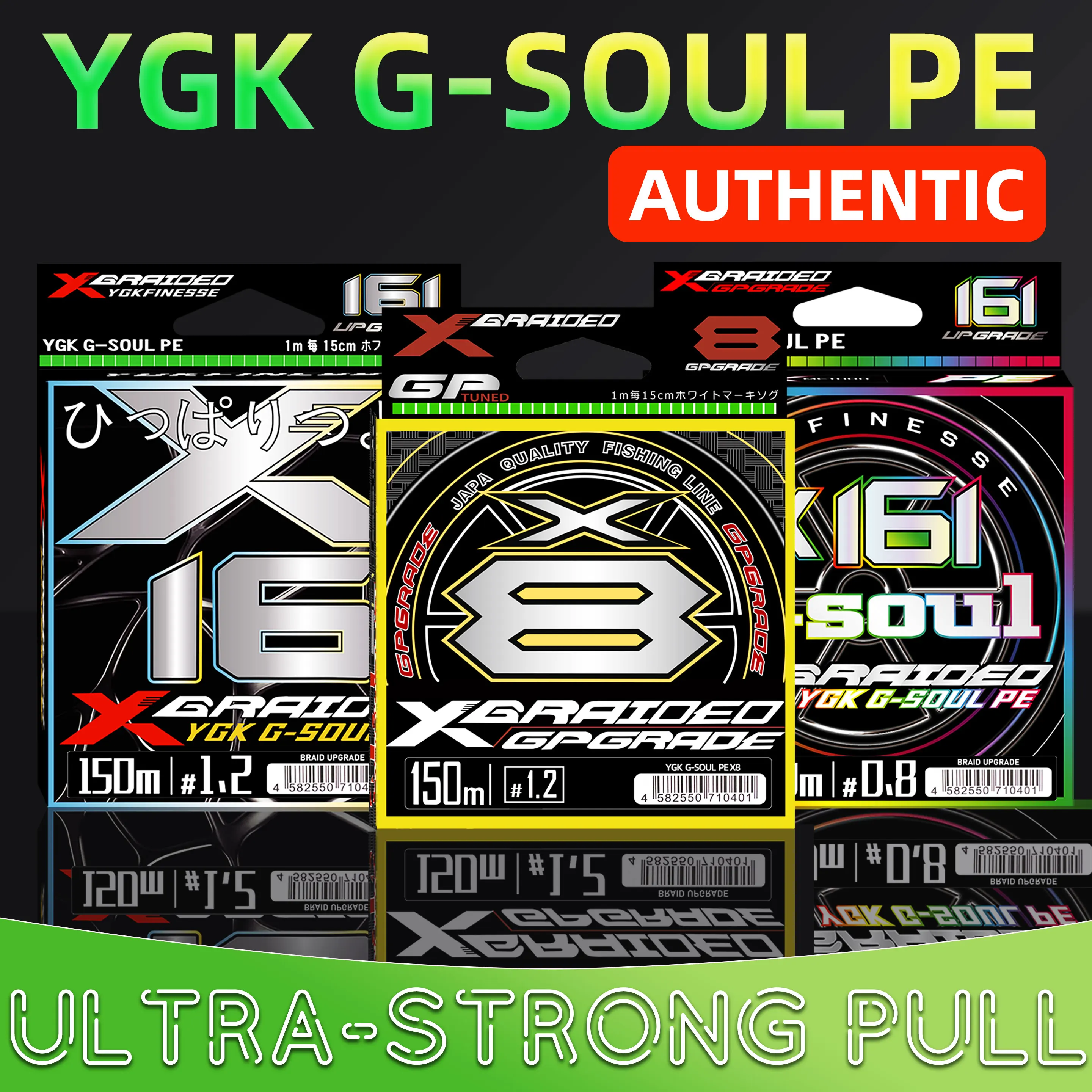 Hilo Trenzado YGK G SOUL X8 – Multifilamento PE 16 Hebras - imagen 3