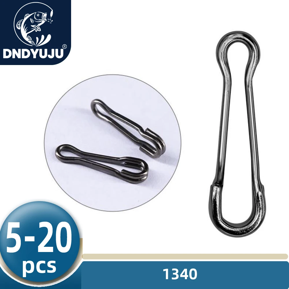 DNDYUJU-barril de Pesca de acero inoxidable, Pin giratorio, Conector de señuelo, accesorios de Pesca, herramientas de Pesca