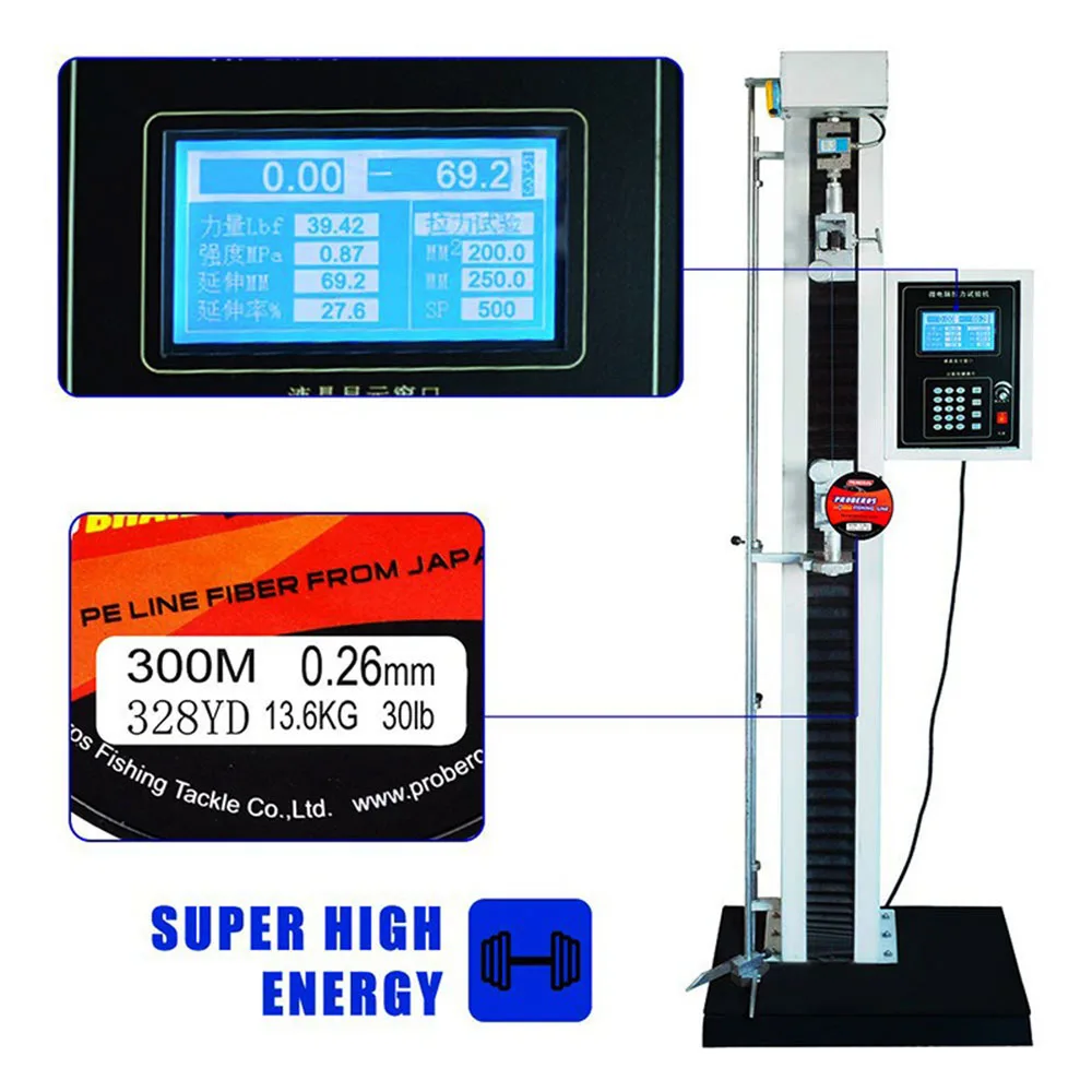 4 juegos de hilo de pescar de 300 metros tejido de PE caballo fuerte hilo de pescar gris/amarillo/azul/verde/rojo adecuado para pesca en roca y s - imagen 4