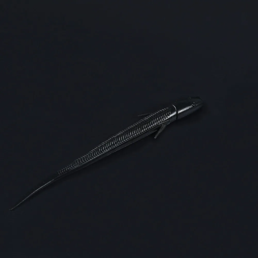 Señuelo de pesca de cola blanda, cebo de 10cm, 3g, de silicona, con olor a pescado, 10 piezas - imagen 2