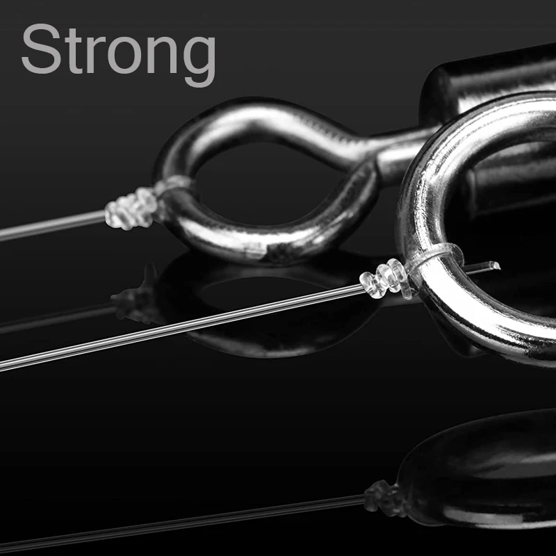 Línea de Pesca de fluorocarbono 100% de 100M, monofilamento líder de mosca, línea de alambre Invisible de carpa resistente a la abrasión - imagen 4