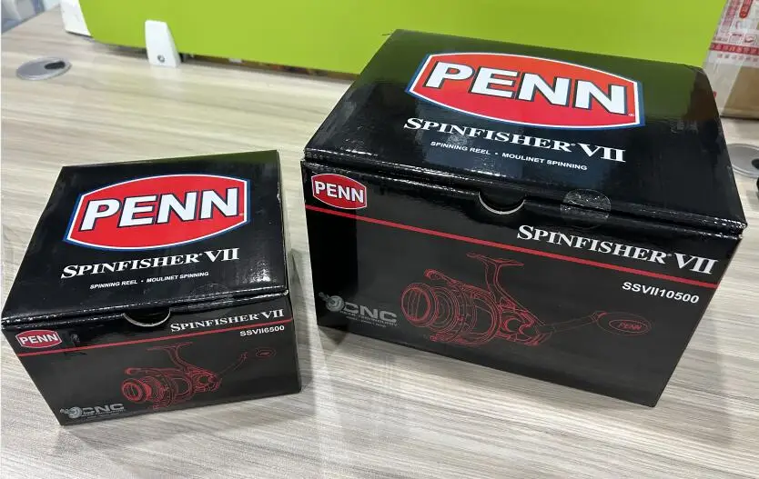 PENN Spinfisher-carrete de pesca giratorio con cuerpo de Metal, 100% Original, diseño sellado IPX5, para agua salada de mar grande para atún, SSⅦ 2500-10500 - imagen 5