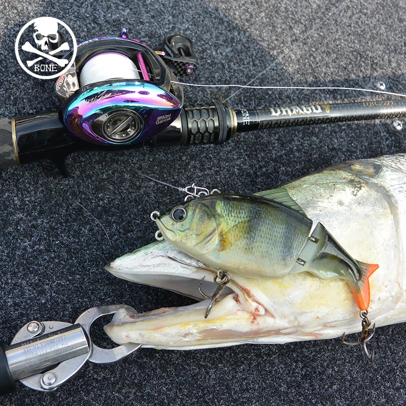 Cebo articulado versátil de enfoque óseo, 130MM, 40G, señuelo flotante, cebo duro, cebo Artificial, señuelos para vibración de pesca - imagen 5