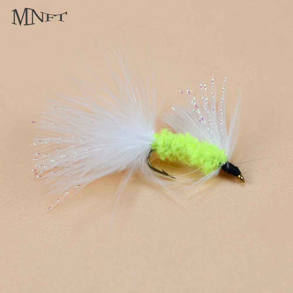 Moscas de pesca con mosca para trucha, lubina y salmón, surtido de moscas húmedas, moscas idéales para pesca con mosca, 8 Uds. - imagen 2