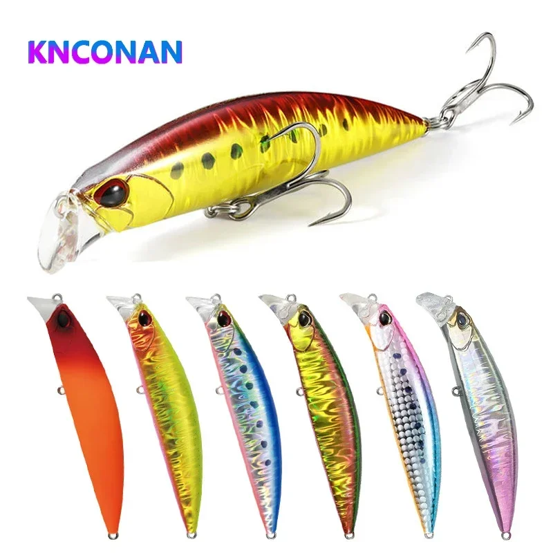 Señuelos de Pesca de pececillo de hundimiento pesado, 95mm, 30g, cebo duro Artificial de agua salada, Jerkbait, Pesca Wobbler para lubina, accesorios de Swimbait - imagen 3