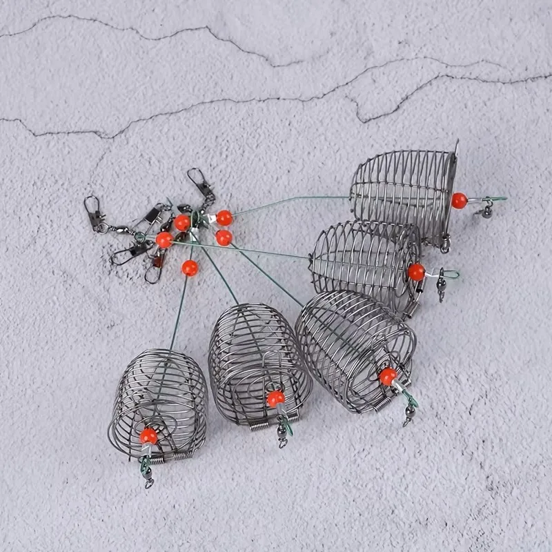 9KM Jaula Spod para carpa - Alimentador de cebo de acero inoxidable - imagen 4