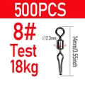 500pcs size 8