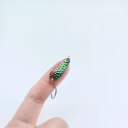 DUODUOYU Señuelo Spoon trucha - Metal con lentejuelas
