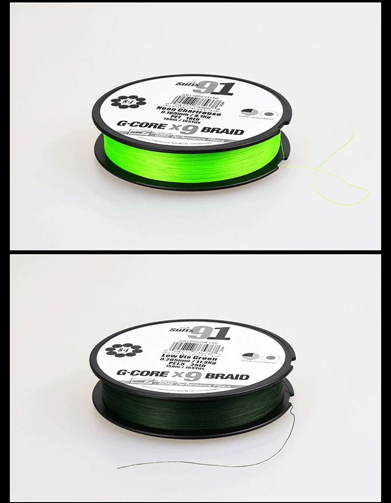 Línea de pesca trenzada SUFIX 91 X9, hilo de PE original, 2023 m ,14LB-95lb, supersuave, fuerte, para mar, novedad de 150 - imagen 5