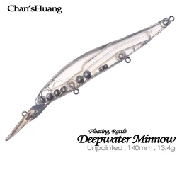 Chan'sHuang - Señuelo pesca agua profunda sin pintar