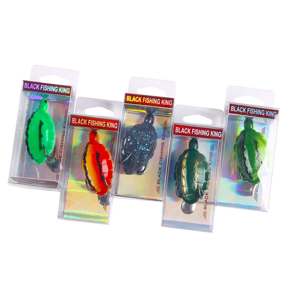 Sea.Yolo-señuelo de pesca de rana Thunderfrog, cebo Artificial de lentejuelas para pesca de lubina en el mar, 5,5 CM/13,4G - imagen 4