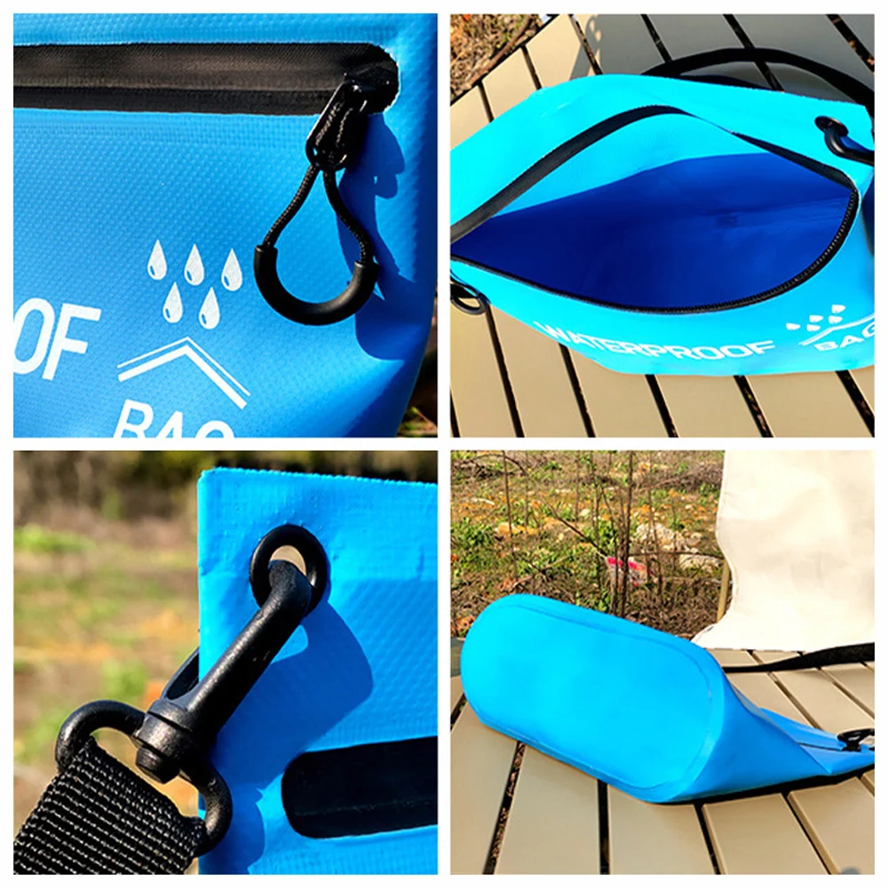 Bolsa impermeable para teléfono móvil, bolso seco y húmedo, paquete de almacenamiento para exteriores, pesca, piscina, playa, bolsas de maquillaje, saco de lavado de viaje - imagen 5