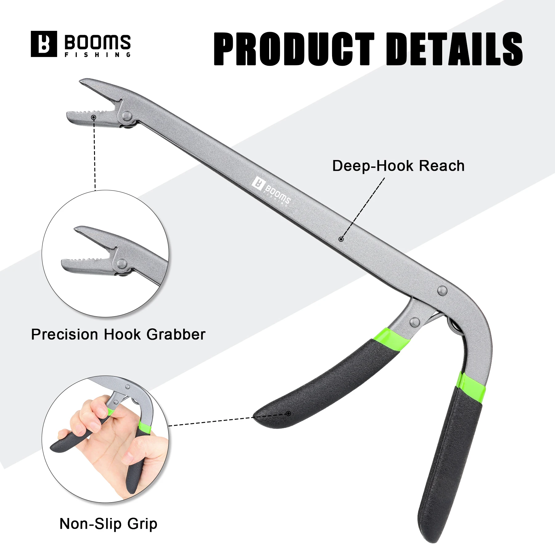 Booms Fishing R01 Extractor de anzuelos acero al carbono - imagen 4