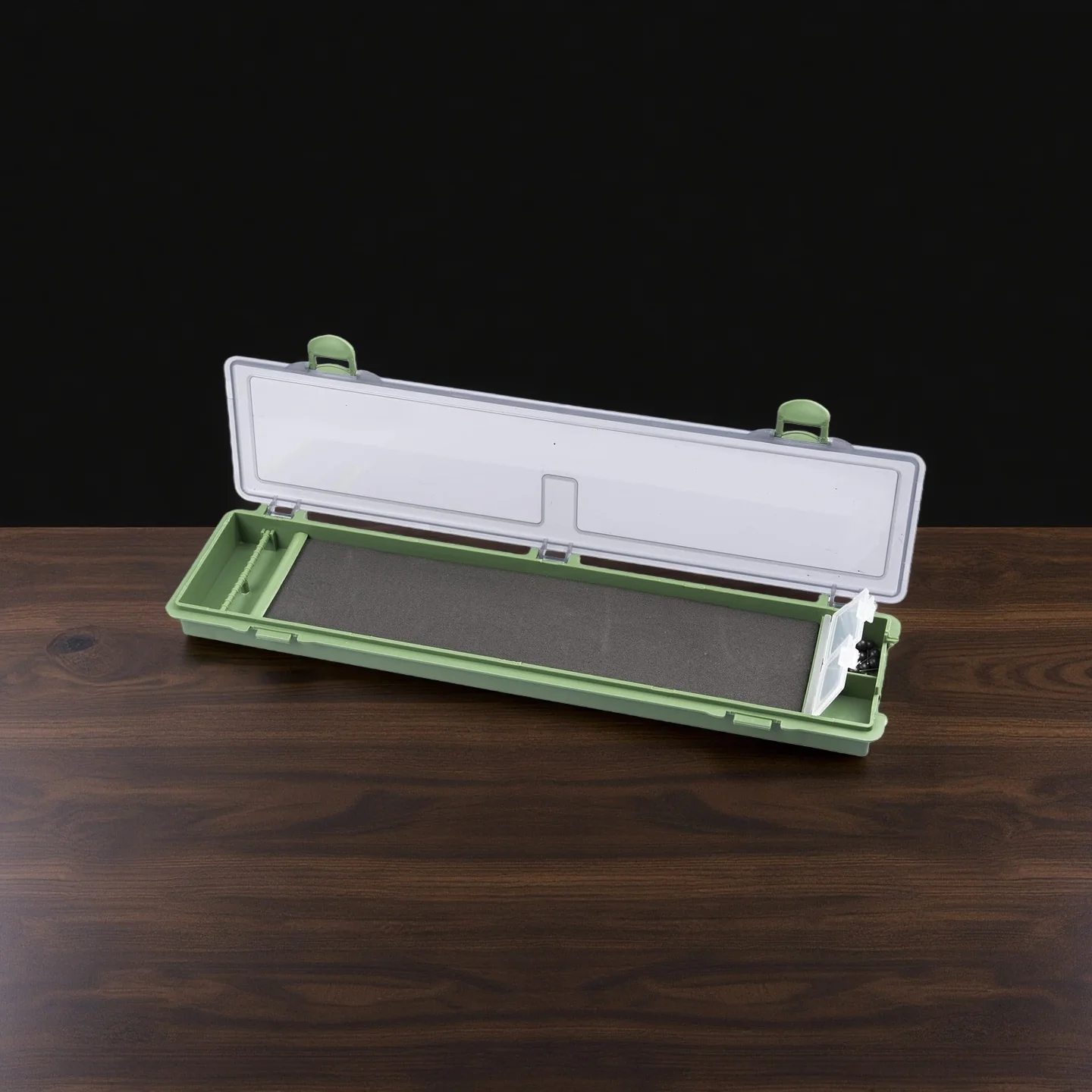 Caja de aparejos de pesca de carpa JSFUN, tablero de aparejo de pelo rígido con pines, caja de aparejo de pesca de carpa, caja de almacenamiento de aparejo de billetera - imagen 5