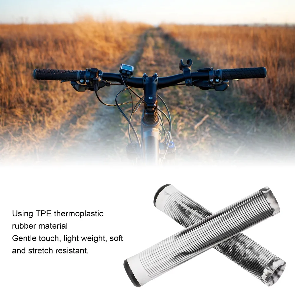 Empuñaduras antideslizantes para manillar de bicicleta 16 cm TPE de montar - imagen 2