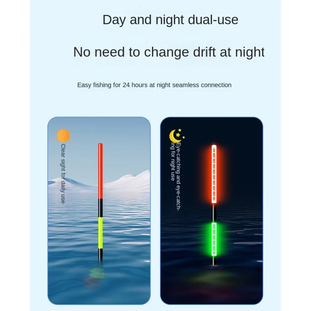 Flotador electrónico deslizante con luz para pesca nocturna - imagen 2