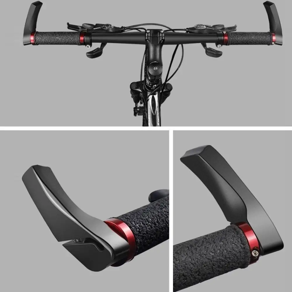 Manillar de bicicleta de aluminio duradero con funda negra - imagen 4