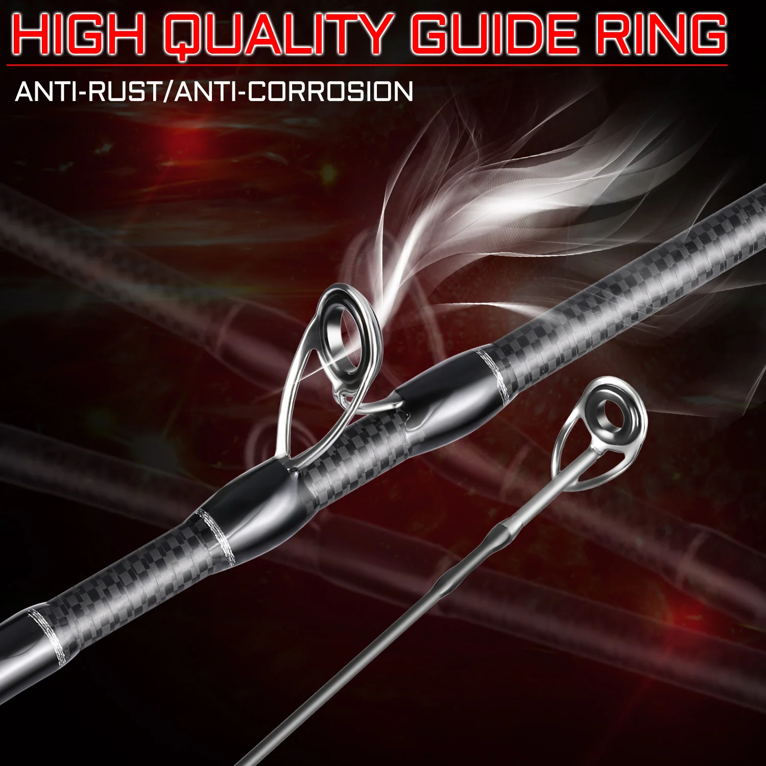 Kit de carrete de caña de pescar Sougayilang Baitcasting, caña de fibra de carbono de 1,8-2,1 m y carrete 7,2: 1, arrastre máximo de 10kg para Pesca de lubina - imagen 4