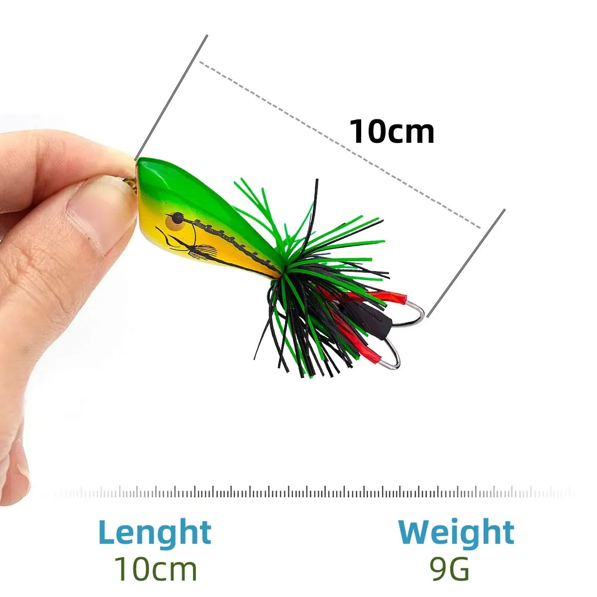 SANLIKE-Señuelos de Pesca de plástico ABS con pintura en aerosol suave, anzuelos biónicos de púas, herramientas de pesca - imagen 2