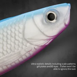Shad Pike Swimbait 100mm 11,5g - Señuelo de silicona para mar