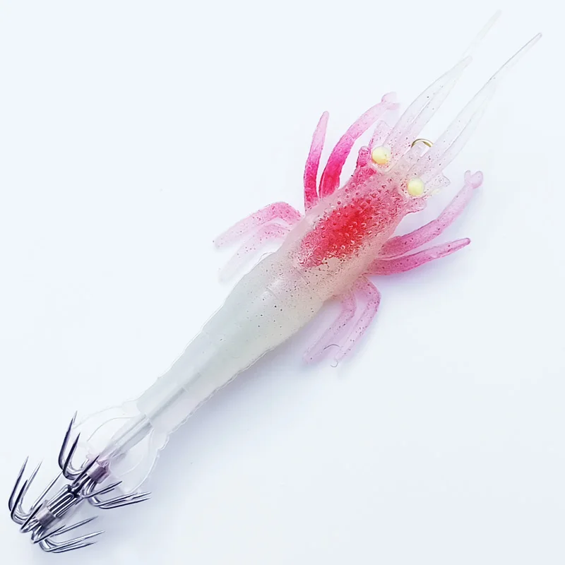 Plantilla de calamar suave luminosa para pesca en el mar, anzuelos, señuelo de jigging, pesca en el mar, 11cm, 9,6 Japón, 5 uds. - imagen 4
