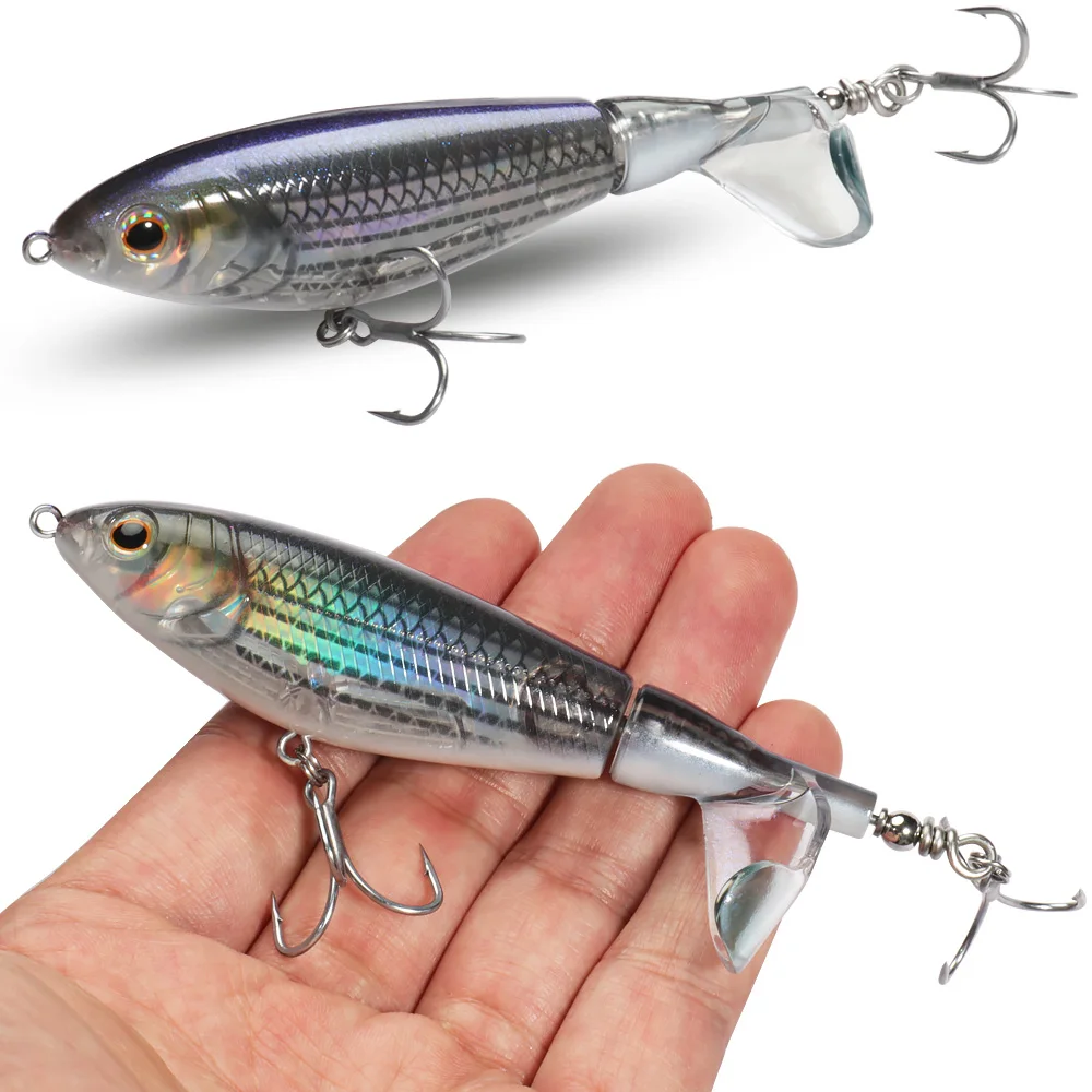 GOBAIT-Kit Plopper de hélice, 20g, 27g, anzuelo de cebo duro, Swimbait, cola giratoria, Wobbler, equipo, pescador, pesca en superficie, señuelo Crankbait - imagen 5