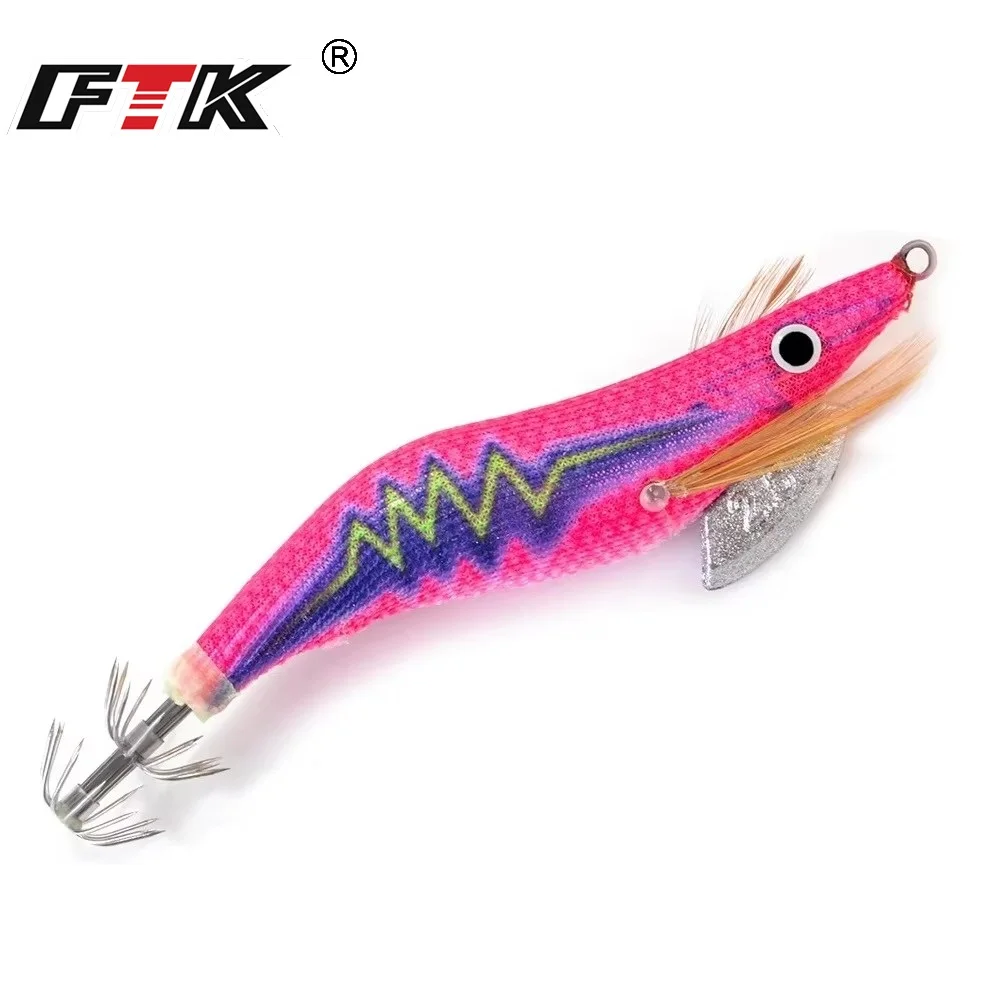 FTK Señuelo luminoso para pesca de mar – imitación calamar pulpo - imagen 2