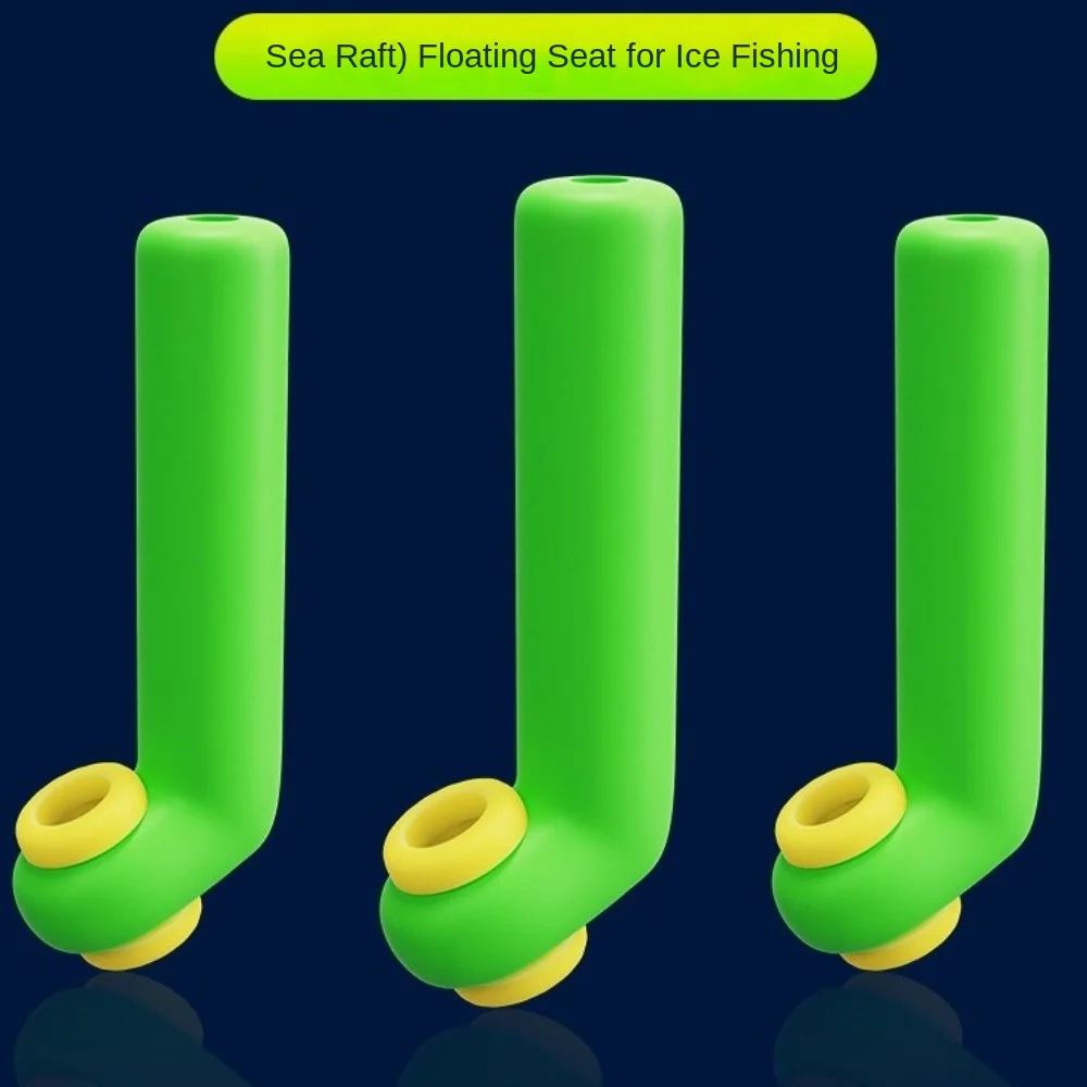 50 Uds flotador de deriva verde doble fuerza anzuelos de pesca de alta dureza suministros de pesca asiento flotante de pesca - imagen 5