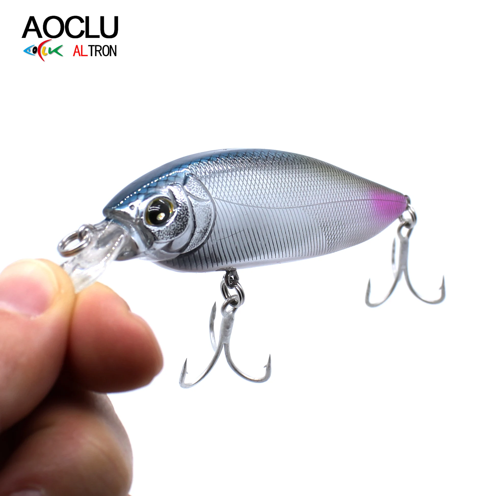 AOCLU-Cebo duro flotante para pececillos, señuelo de pesca con solapa Wobbler, sonajero de lanzamiento fácil, 105mm, 16,7g, profundidad de buceo de 0,8 M - imagen 3