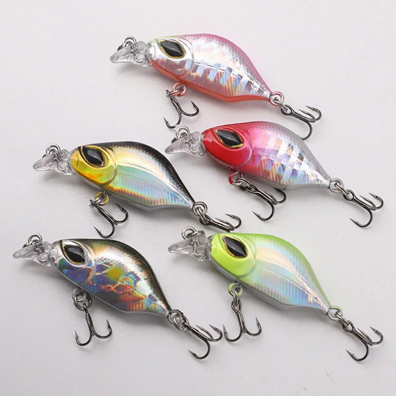 Mini señuelo de pececillo de 40mm/3g, cebo duro que se hunde, Artificial manivela, aparejos Jerkbait, 1 piezas, nuevo - imagen 3