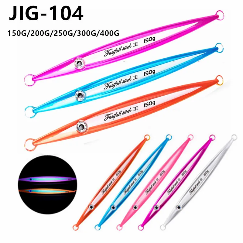 Jigging Master Super Gangster Stick II Jig metálico punta aerodinámica