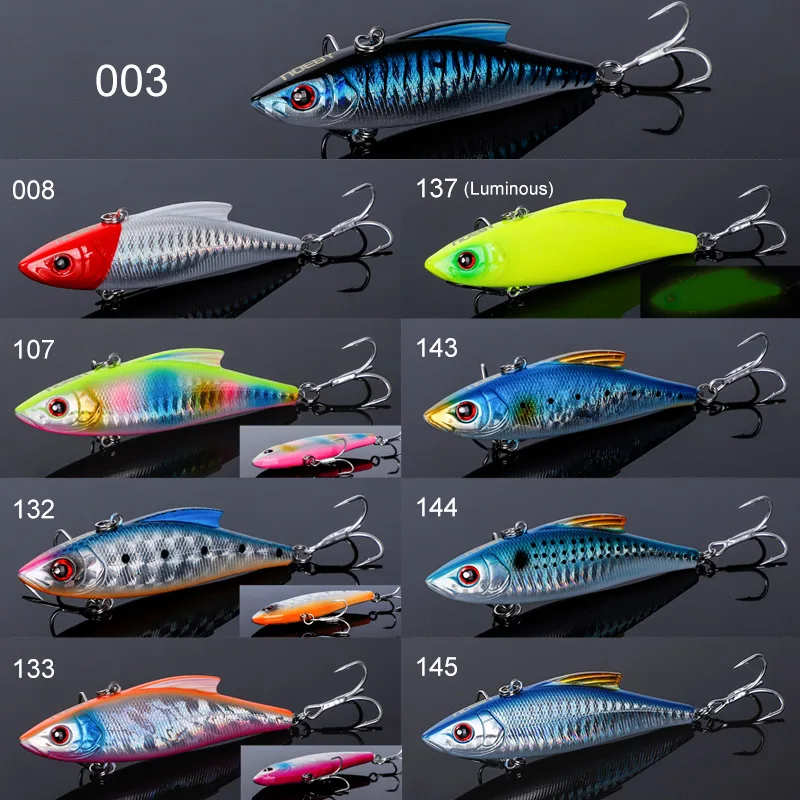 Noeby 90mm 33g vibración sonajero señuelo de pesca cebo hundido Wobblers agua de mar Crankbaits Lucio aparejos de pesca de invierno - imagen 3