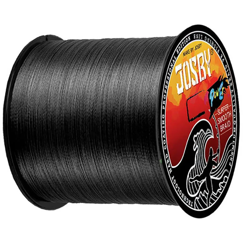 JOSBY-sedal de pesca de carpa de 8 hebras, hilo trenzado suave duradero, multifilamento de 4 trenzados, PE, fuerte, artículos japoneses, aparejos - imagen 4