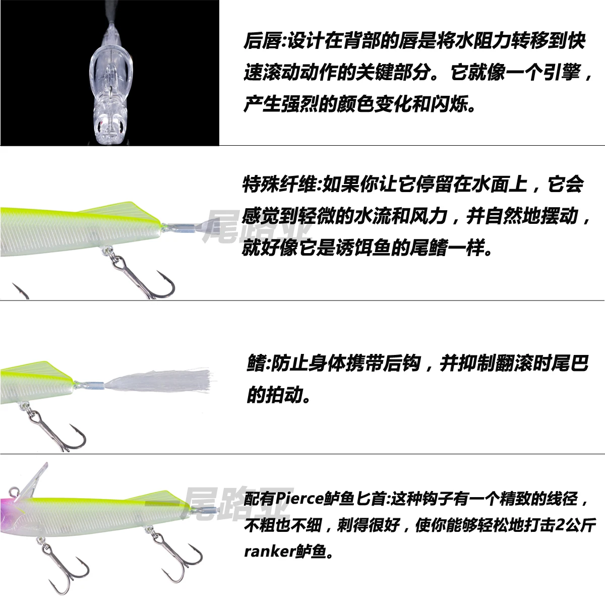 Japón OSP O.S.P PICRO68 Rolling Dying Fish F flotante SSS hundimiento súper lento realista I personaje señuelo cebo - imagen 2