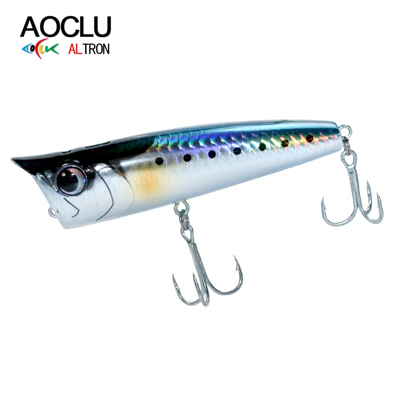 AOCLU-Cebo de pesca Big Popper, 75mm, 8,5G, 90mm, 15g, salpicaduras fuertes, lubina, barco, fuerte, fácil de lanzar, 1 ud. - imagen 3