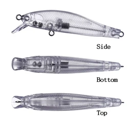 Chan'sHuang Wobblers 70mm 4.7g – Señuelos de Pesca DIY con Sonajero