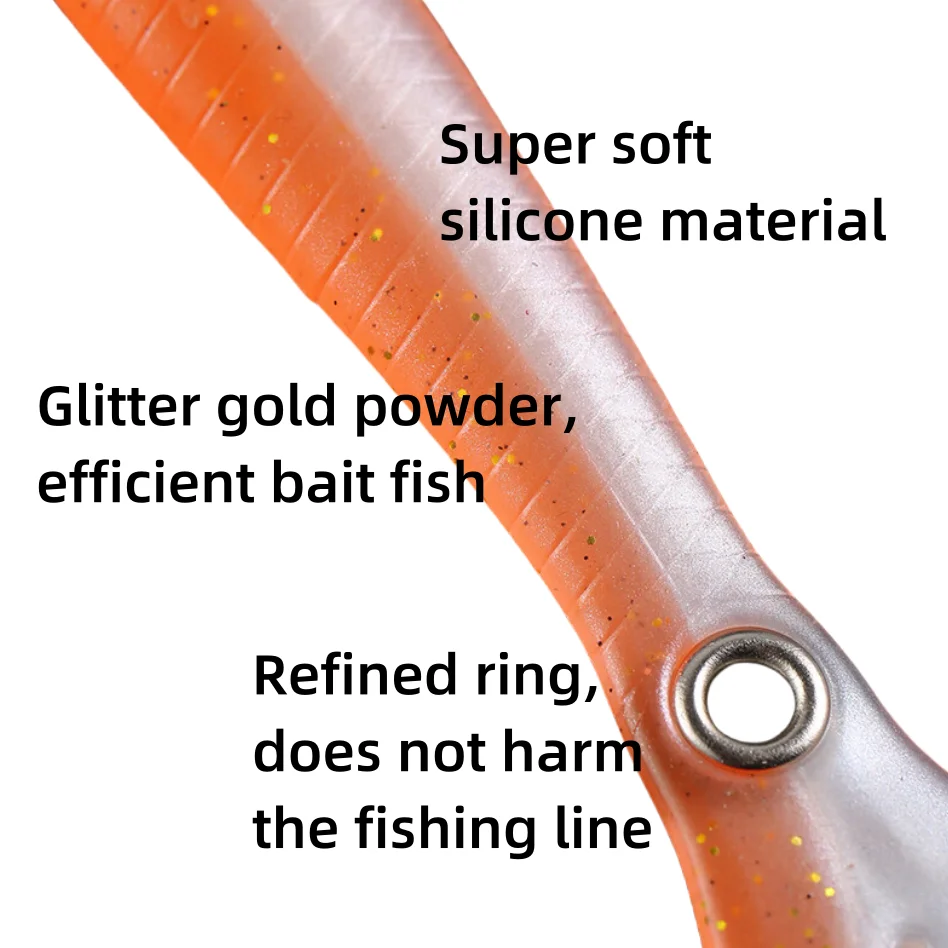 5 unids/caja juego de señuelos blandos de pesca Loach de barro caliente-cebo realista de 10cm para lubina y pesca de trucha con acción de natación realista - imagen 4