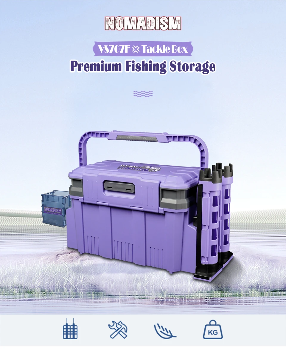 Experimente almacenamiento de pesca premium con la caja de aparejos duradera y versátil de Yauju