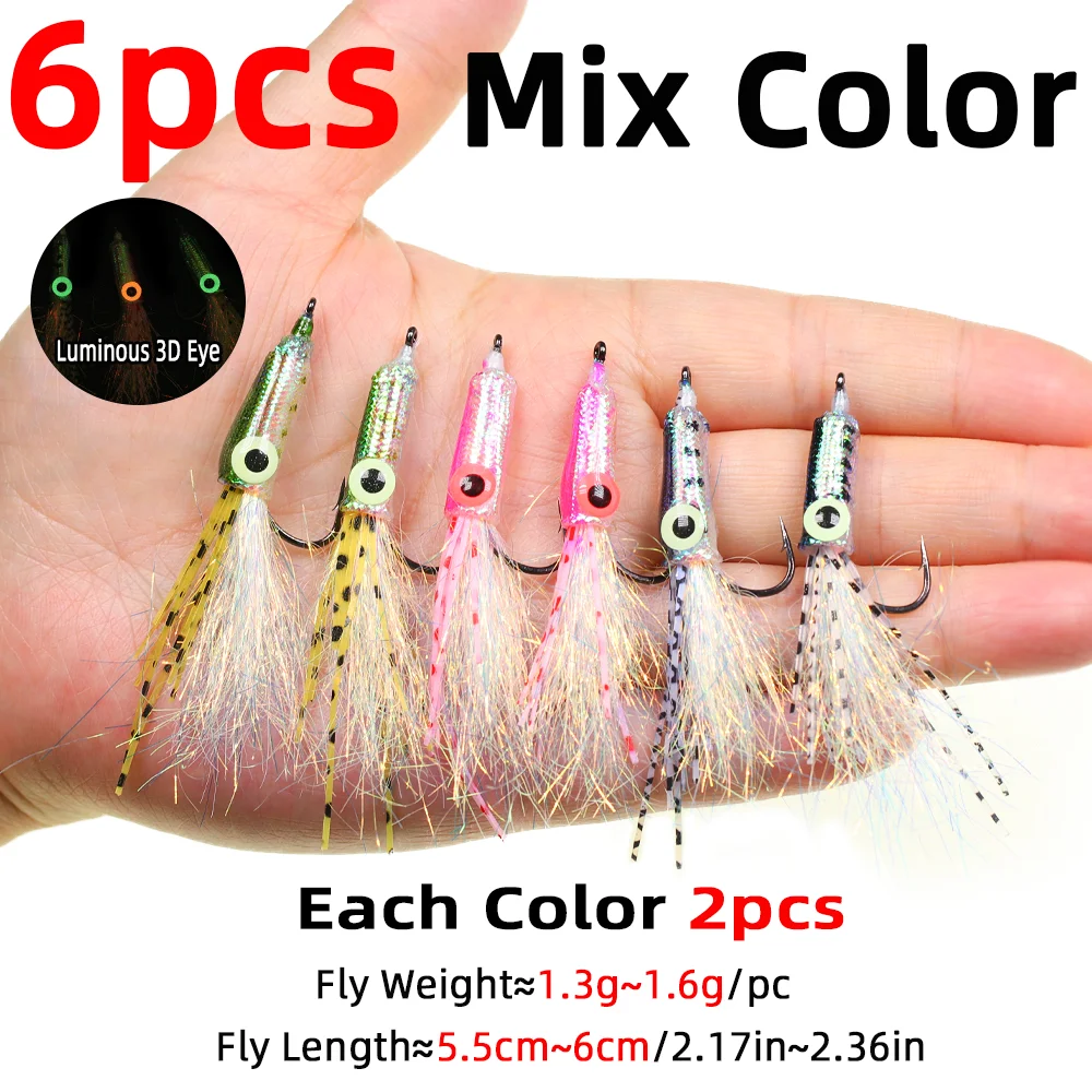 6pcs Mix Color