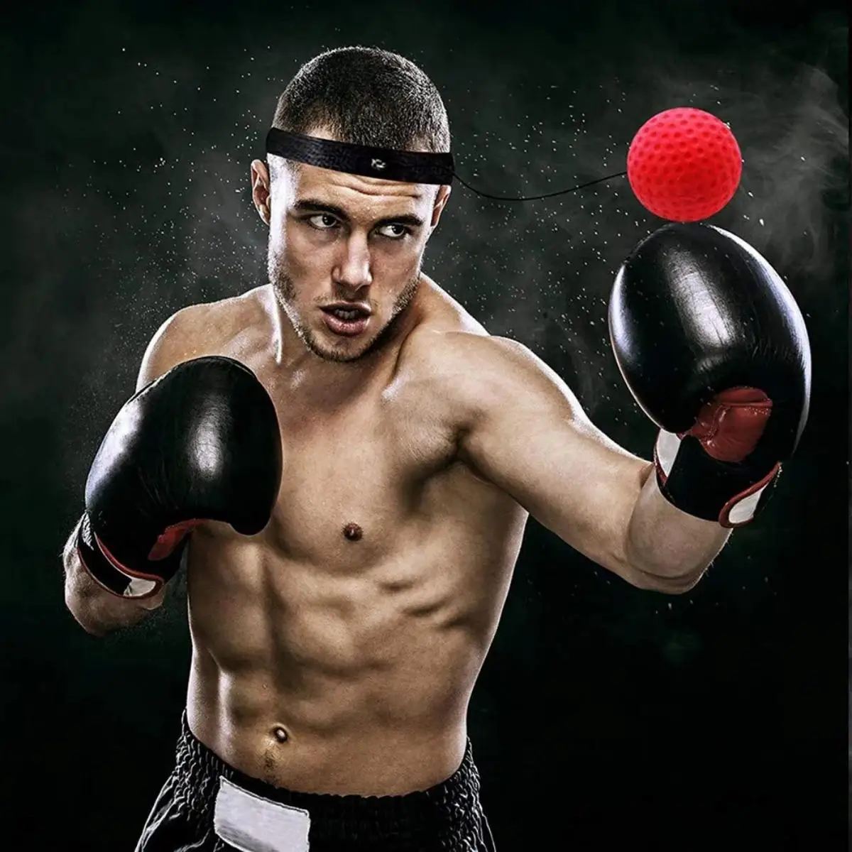 Pelota mágica de boxeo, entrenamiento de velocidad reflejo con diadema, pelotas de boxeo, coordinación mano-ojo, suministros de artes marciales para Fitness - imagen 5