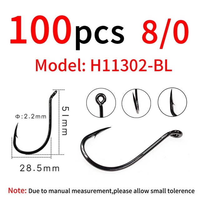 100pcs size 8l0